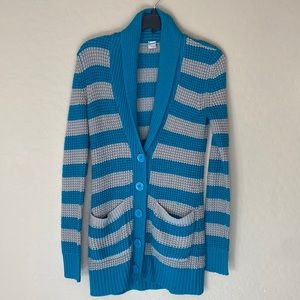 Kirra, medium, stripped, button cardigan